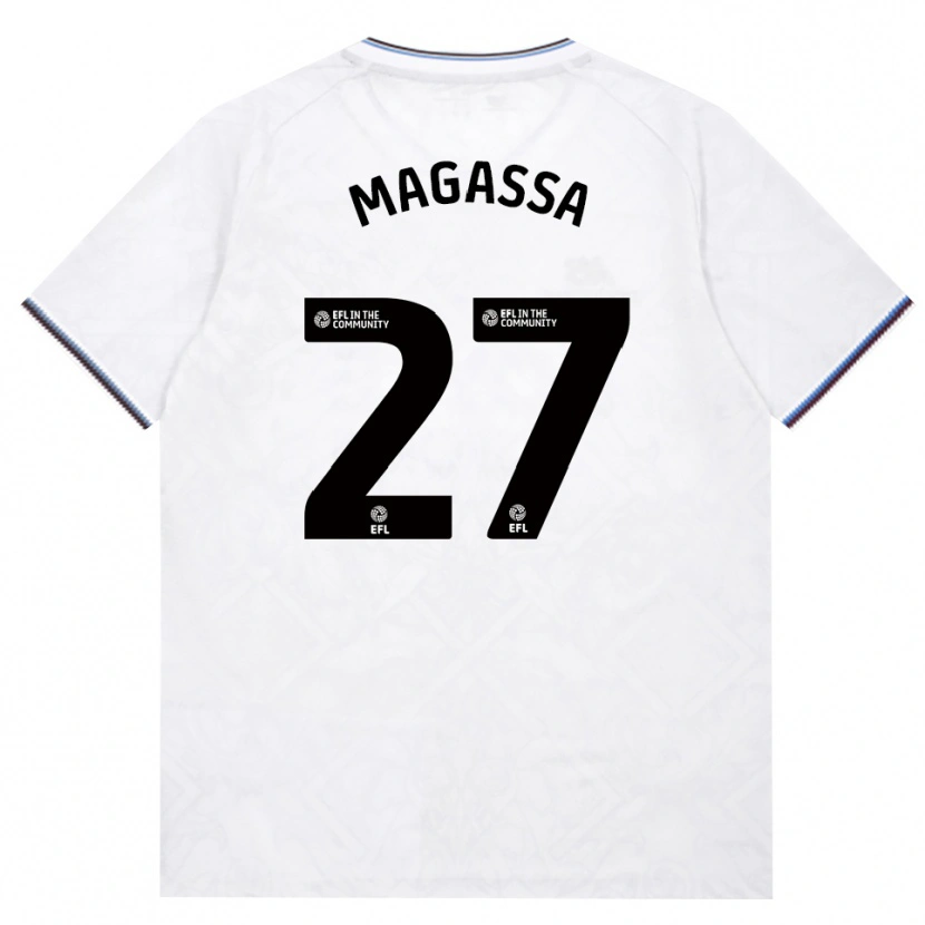Danxen Uomo Maglia Soungoutou Magassa #27 Borgogna Bianco Kit Gara Away 2026/27 Maglietta