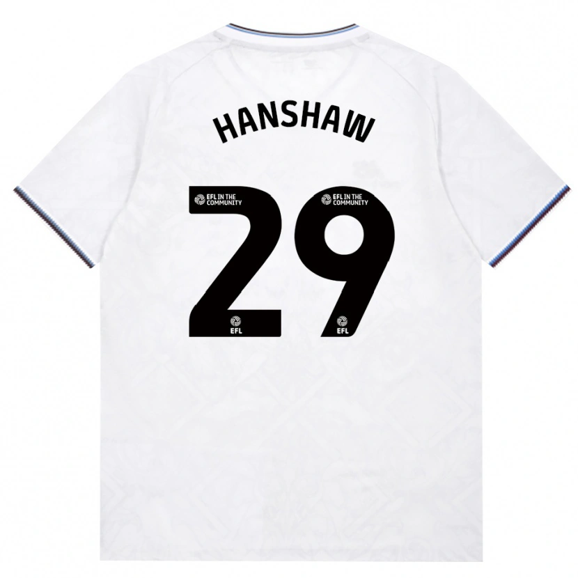 Danxen Uomo Maglia Verena Hanshaw #29 Borgogna Bianco Kit Gara Away 2026/27 Maglietta