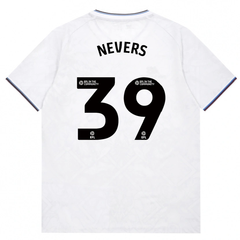 Danxen Uomo Maglia Thierry Nevers #39 Borgogna Bianco Kit Gara Away 2026/27 Maglietta