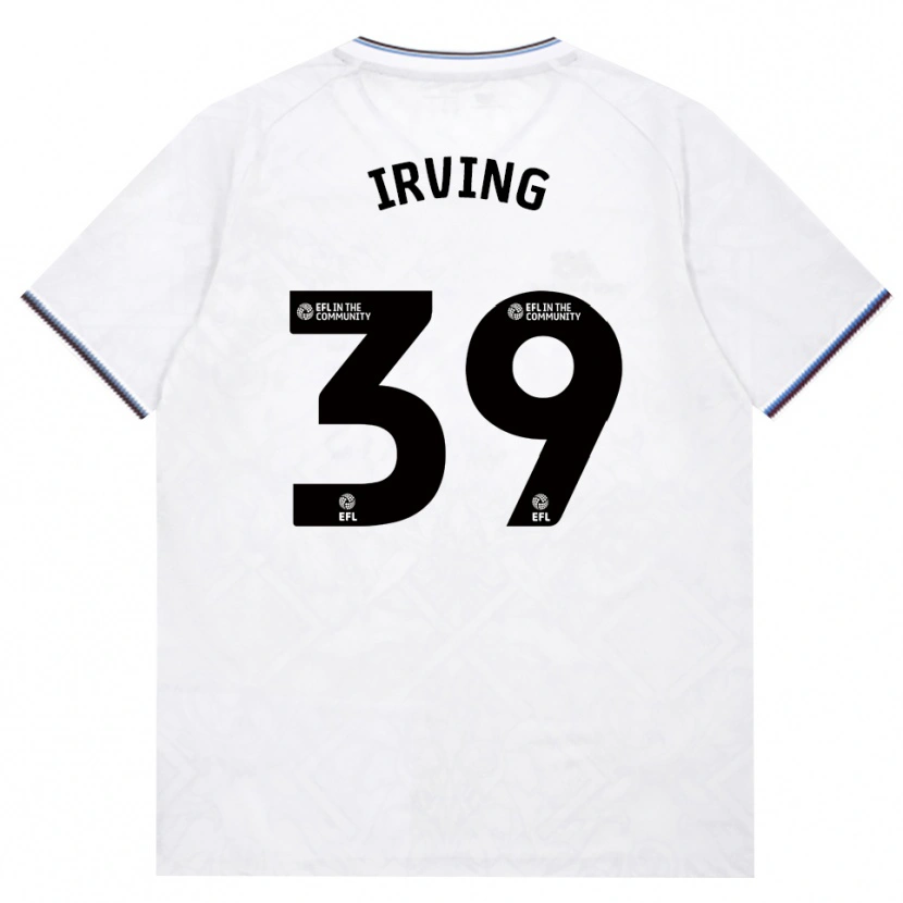 Danxen Uomo Maglia Andy Irving #39 Borgogna Bianco Kit Gara Away 2026/27 Maglietta