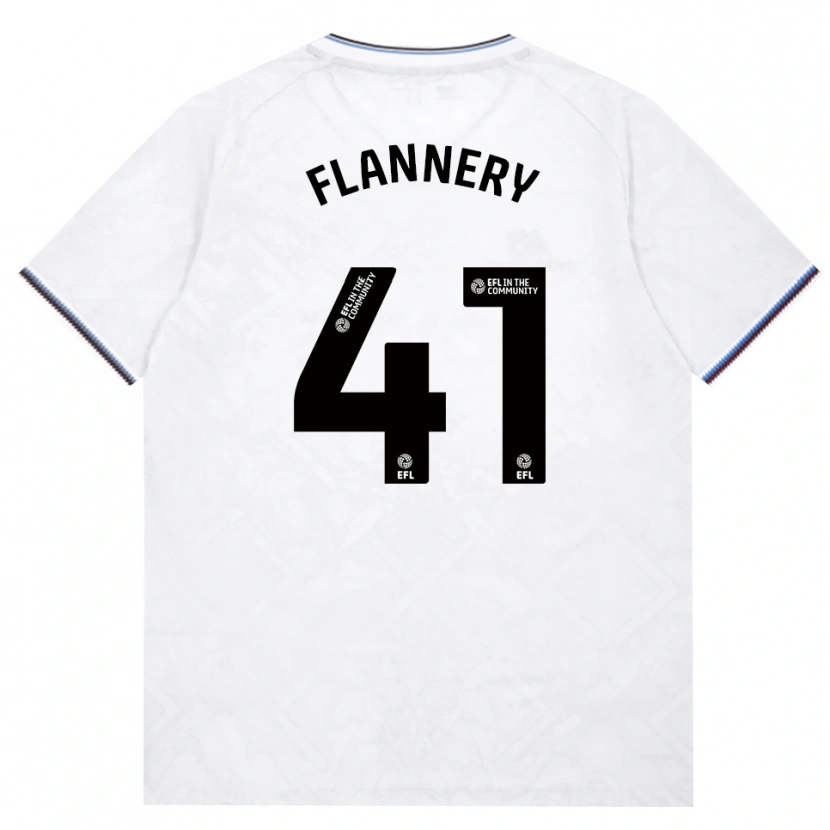 Danxen Uomo Maglia Keira Flannery #41 Borgogna Bianco Kit Gara Away 2026/27 Maglietta