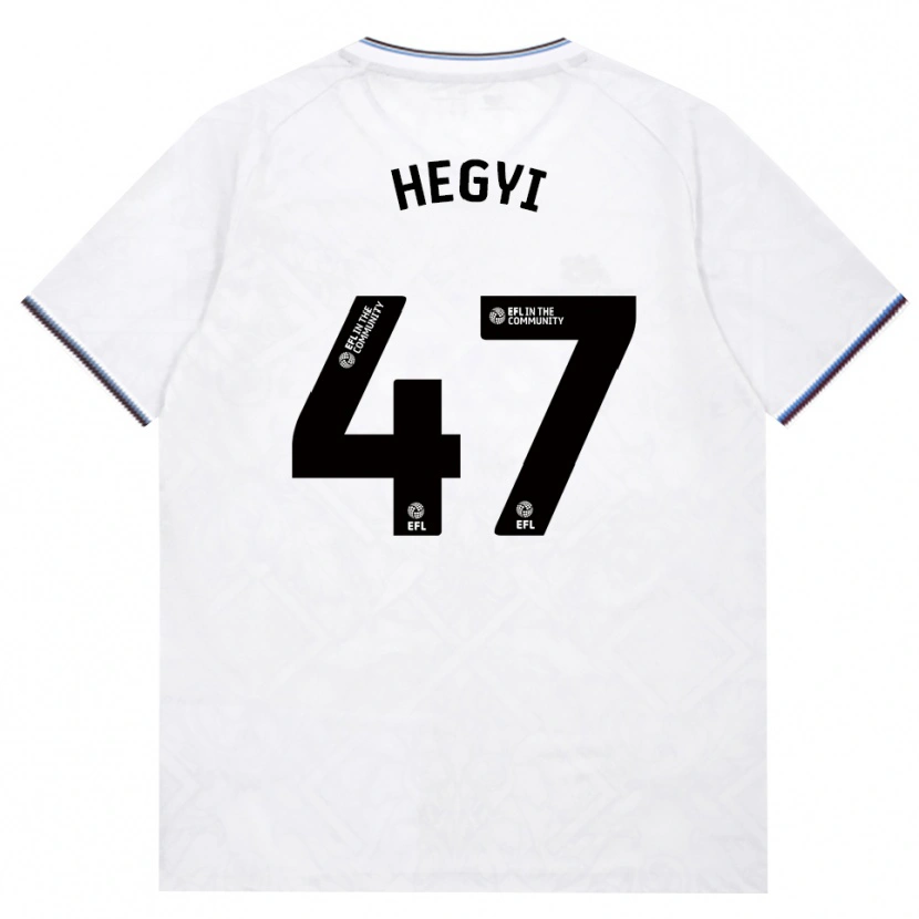 Danxen Uomo Maglia Krisztián Hegyi #47 Borgogna Bianco Kit Gara Away 2026/27 Maglietta