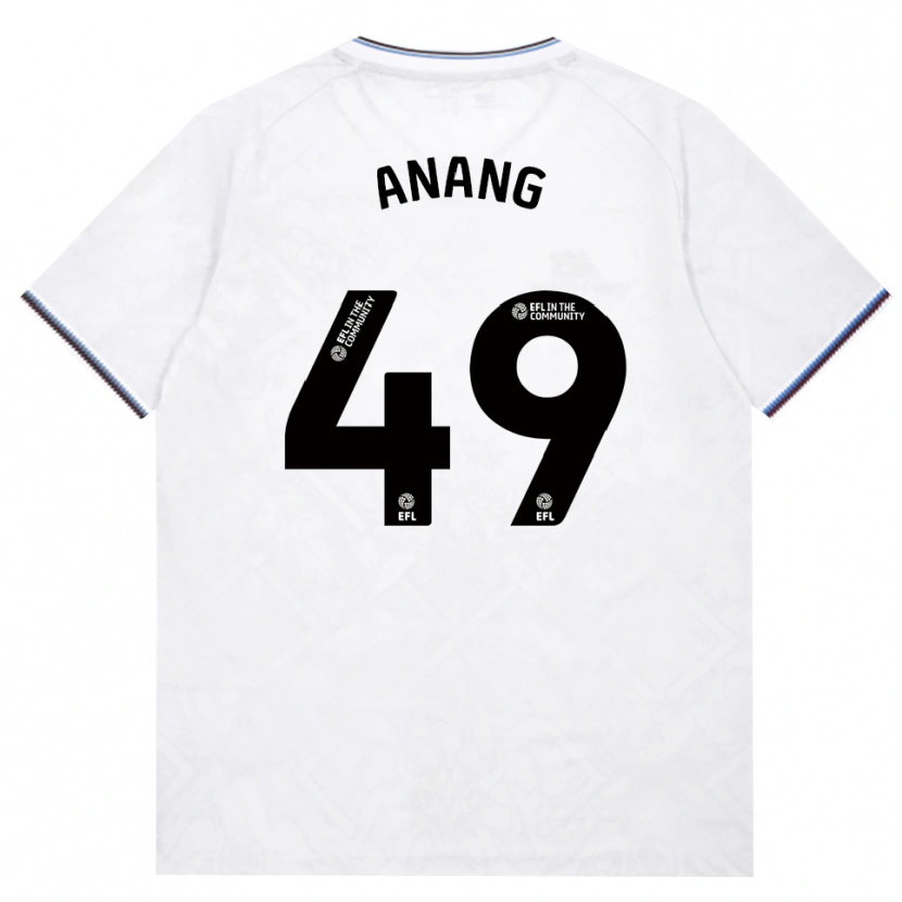 Danxen Uomo Maglia Joseph Anang #49 Borgogna Bianco Kit Gara Away 2026/27 Maglietta