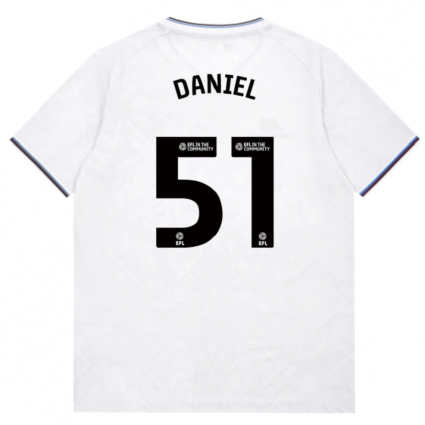 Danxen Uomo Maglia Daniel Chesters #51 Borgogna Bianco Kit Gara Away 2026/27 Maglietta
