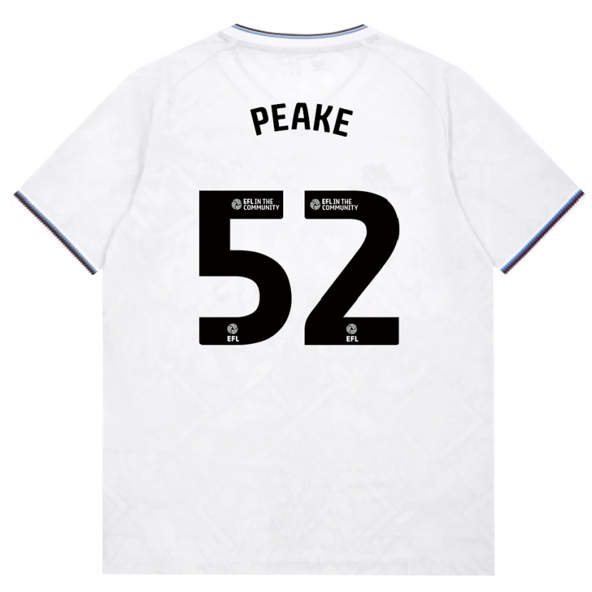 Danxen Uomo Maglia Lennon Peake #52 Borgogna Bianco Kit Gara Away 2026/27 Maglietta