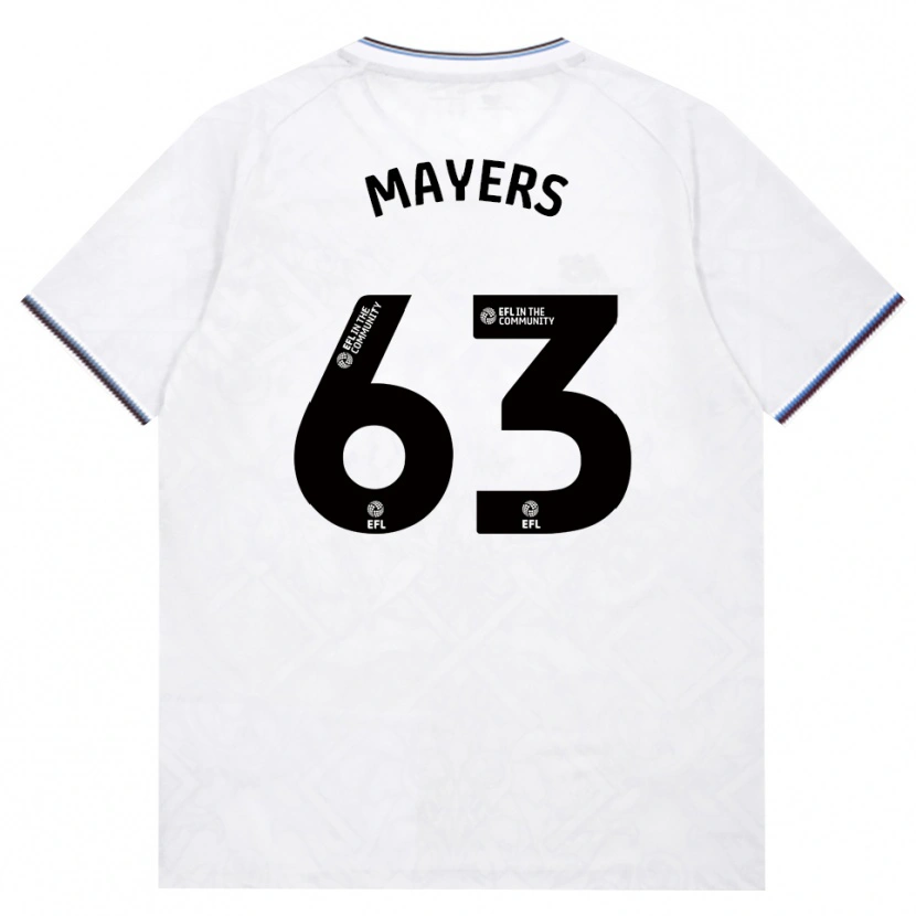 Danxen Uomo Maglia Ezra Mayers #63 Borgogna Bianco Kit Gara Away 2026/27 Maglietta