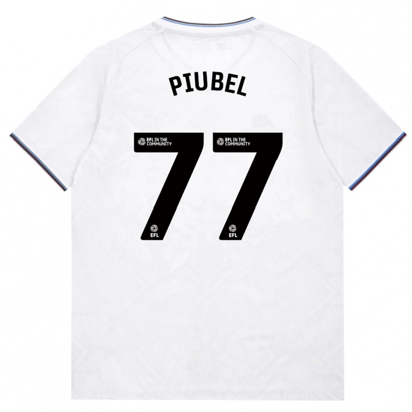 Danxen Uomo Maglia Seraina Piubel #77 Borgogna Bianco Kit Gara Away 2026/27 Maglietta