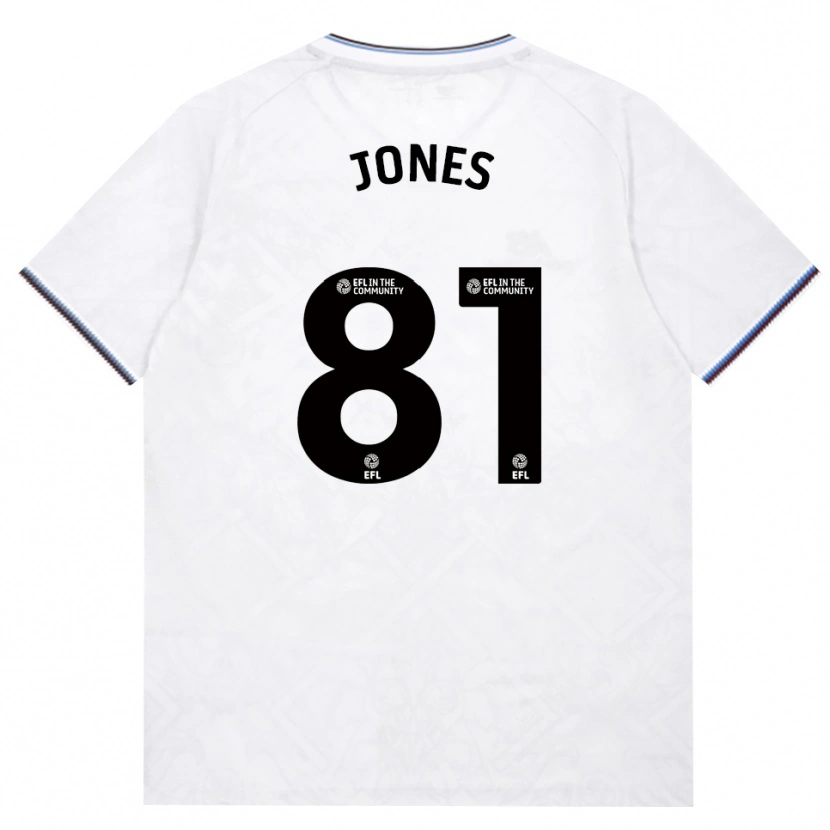 Danxen Uomo Maglia Liam Jones #81 Borgogna Bianco Kit Gara Away 2026/27 Maglietta