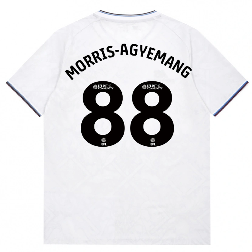 Danxen Uomo Maglia Reggie Morris-Agyemang #88 Borgogna Bianco Kit Gara Away 2026/27 Maglietta