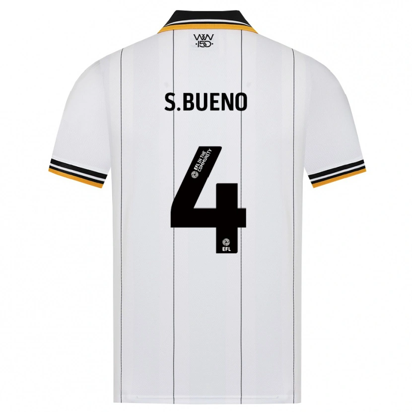 Danxen Uomo Maglia Santiago Bueno #4 Arancione Bianco Nero Kit Gara Away 2026/27 Maglietta