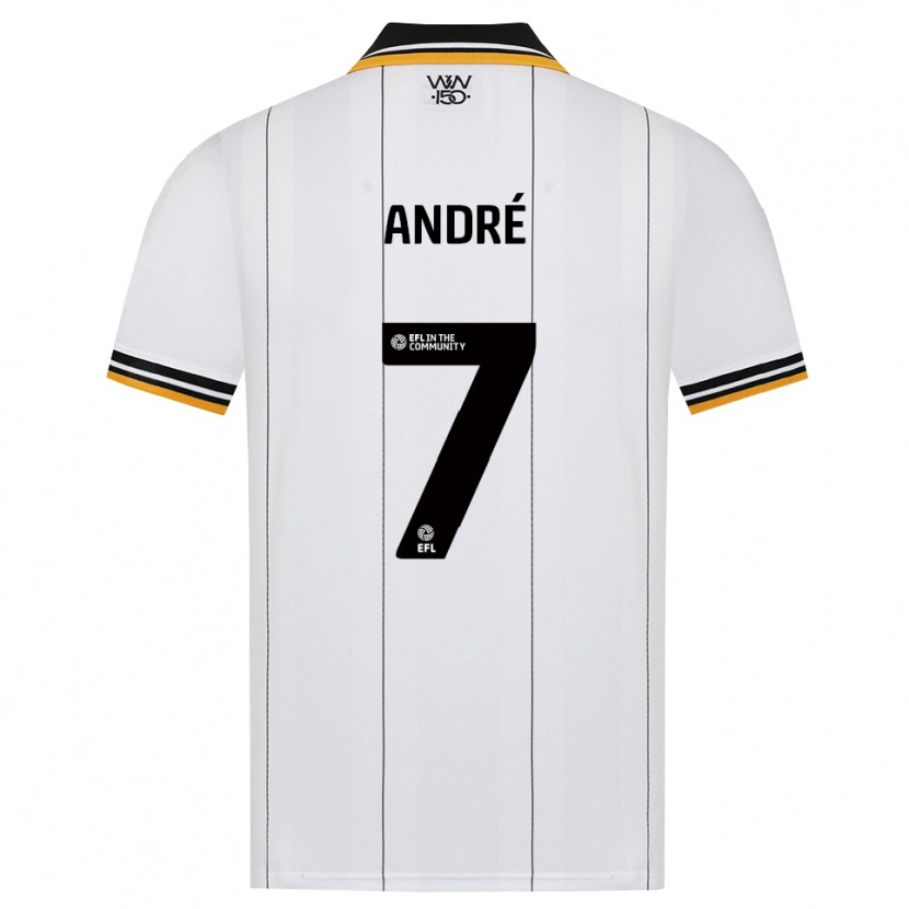 Danxen Uomo Maglia André Trindade Da Costa Neto #7 Arancione Bianco Nero Kit Gara Away 2026/27 Maglietta