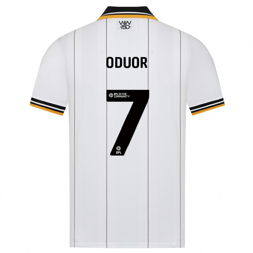 Danxen Uomo Maglia Clive Oduor #7 Arancione Bianco Nero Kit Gara Away 2026/27 Maglietta