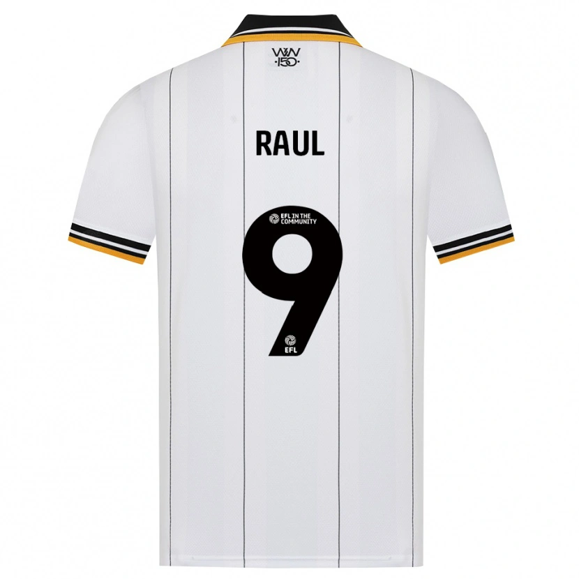 Danxen Uomo Maglia Raúl Jiménez #9 Arancione Bianco Nero Kit Gara Away 2026/27 Maglietta