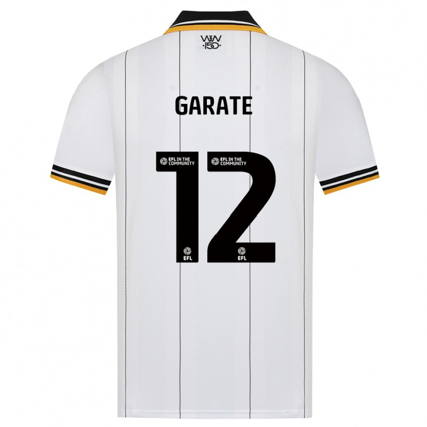 Danxen Uomo Maglia Julian Garate #12 Arancione Bianco Nero Kit Gara Away 2026/27 Maglietta