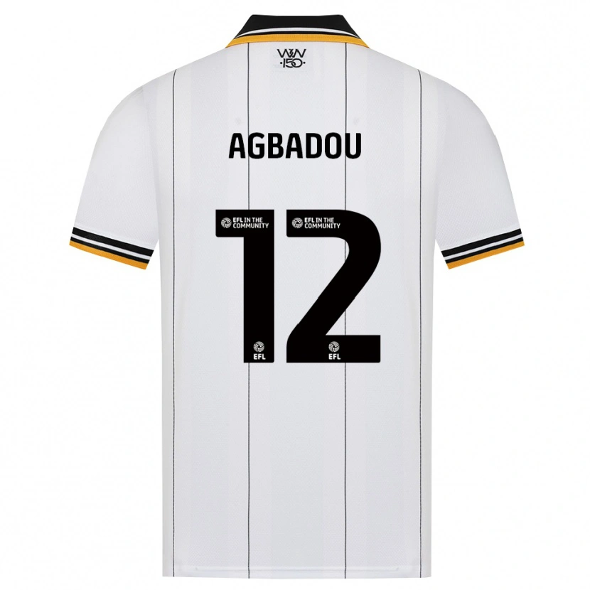 Danxen Uomo Maglia Emmanuel Agbadou #12 Arancione Bianco Nero Kit Gara Away 2026/27 Maglietta