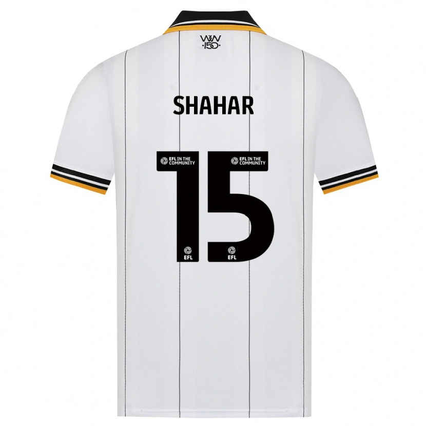 Danxen Uomo Maglia Sebastian Shahar #15 Arancione Bianco Nero Kit Gara Away 2026/27 Maglietta