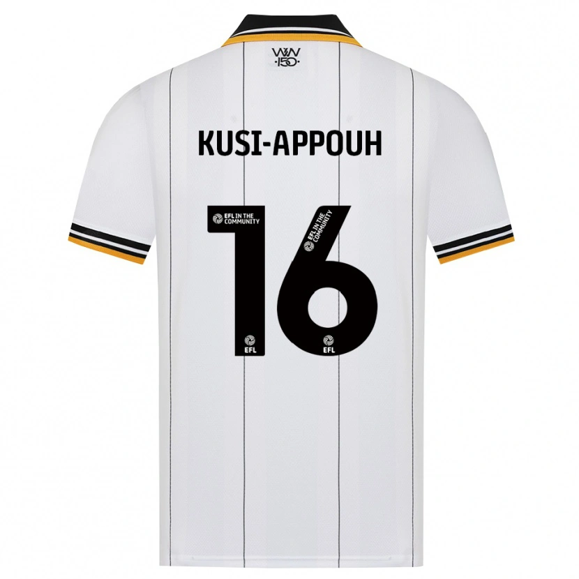Danxen Uomo Maglia Kenzo Kusi-Appouh #16 Arancione Bianco Nero Kit Gara Away 2026/27 Maglietta