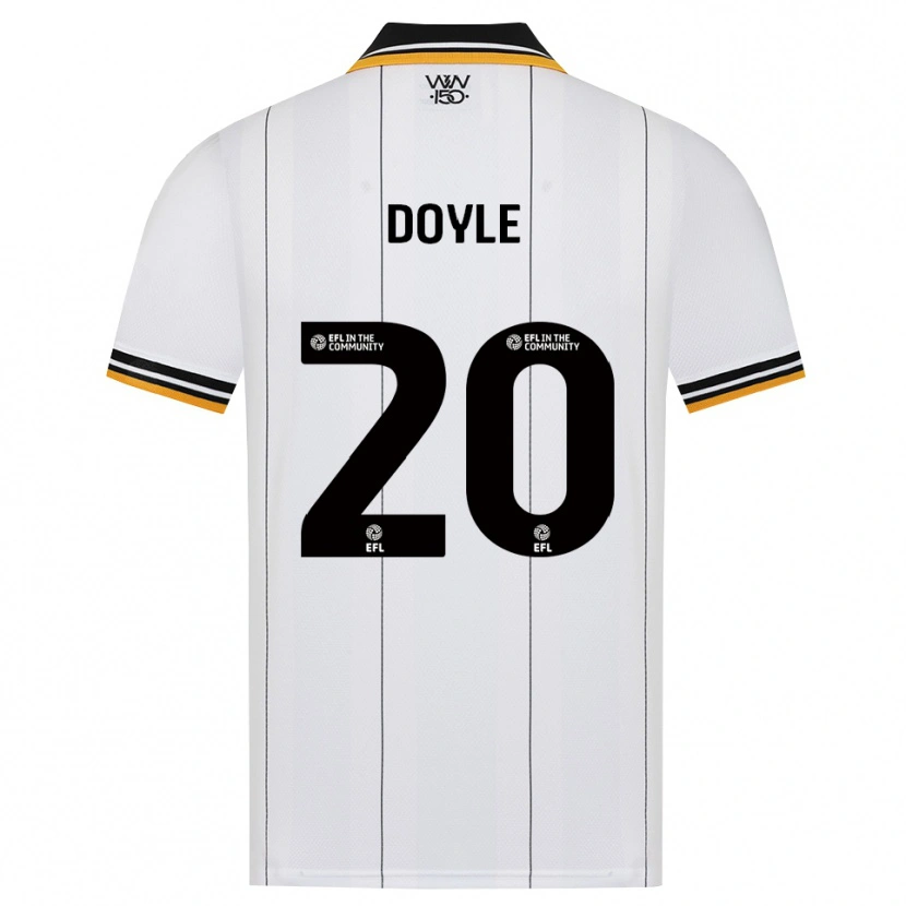 Danxen Uomo Maglia Tommy Doyle #20 Arancione Bianco Nero Kit Gara Away 2026/27 Maglietta