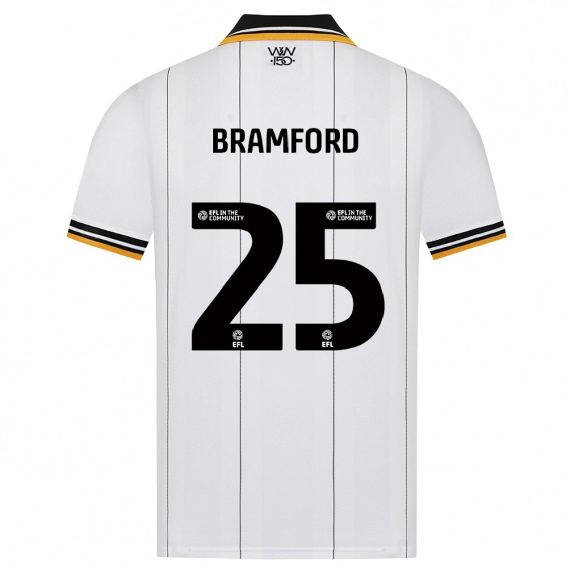 Danxen Uomo Maglia Sophie Bramford #25 Arancione Bianco Nero Kit Gara Away 2026/27 Maglietta
