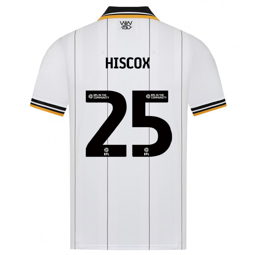 Danxen Uomo Maglia Amelia Hiscox #25 Arancione Bianco Nero Kit Gara Away 2026/27 Maglietta
