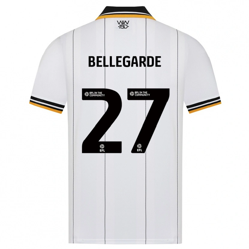 Danxen Uomo Maglia Jean-Ricner Bellegarde #27 Arancione Bianco Nero Kit Gara Away 2026/27 Maglietta