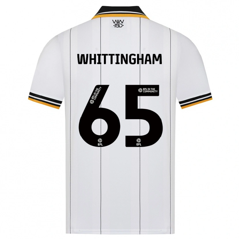 Danxen Uomo Maglia Matthew Whittingham #65 Arancione Bianco Nero Kit Gara Away 2026/27 Maglietta