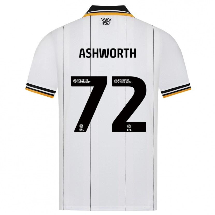 Danxen Uomo Maglia Finn Ashworth #72 Arancione Bianco Nero Kit Gara Away 2026/27 Maglietta