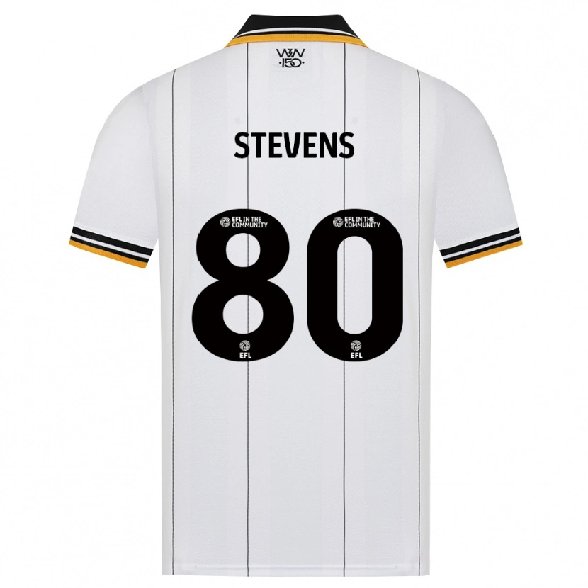 Danxen Uomo Maglia Mason Stevens #80 Arancione Bianco Nero Kit Gara Away 2026/27 Maglietta