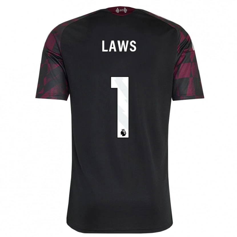 Danxen Uomo Maglia Rachael Laws #1 Bianco Nero Viola Kit Gara Third 2026/27 Maglietta