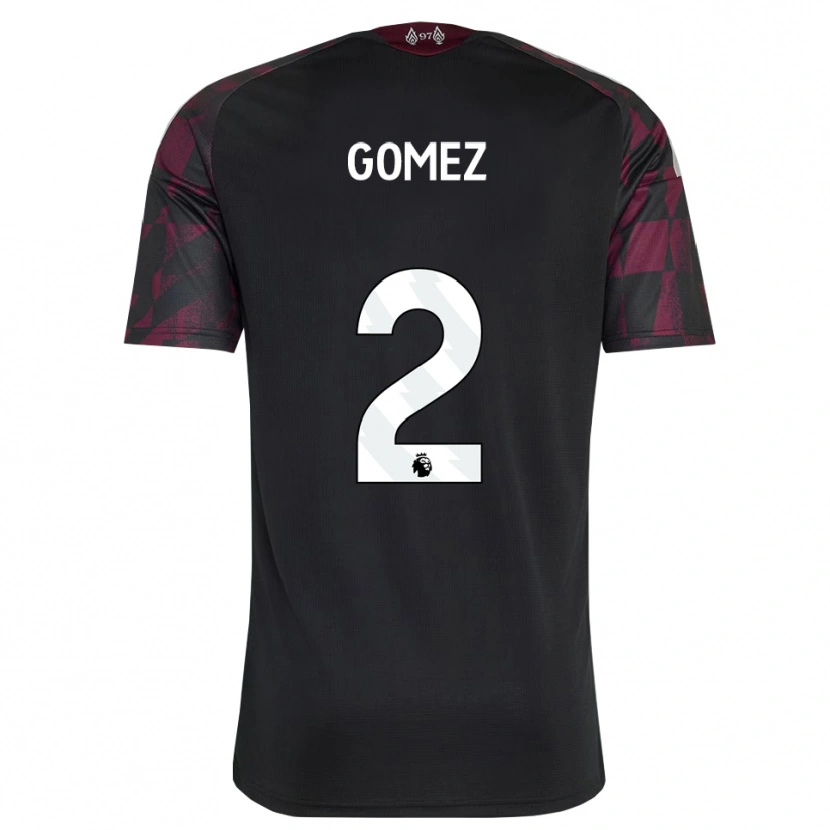 Danxen Uomo Maglia Joe Gomez #2 Bianco Nero Viola Kit Gara Third 2026/27 Maglietta