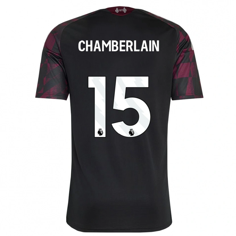 Danxen Uomo Maglia Alex Oxlade Chamberlain #15 Bianco Nero Viola Kit Gara Third 2026/27 Maglietta