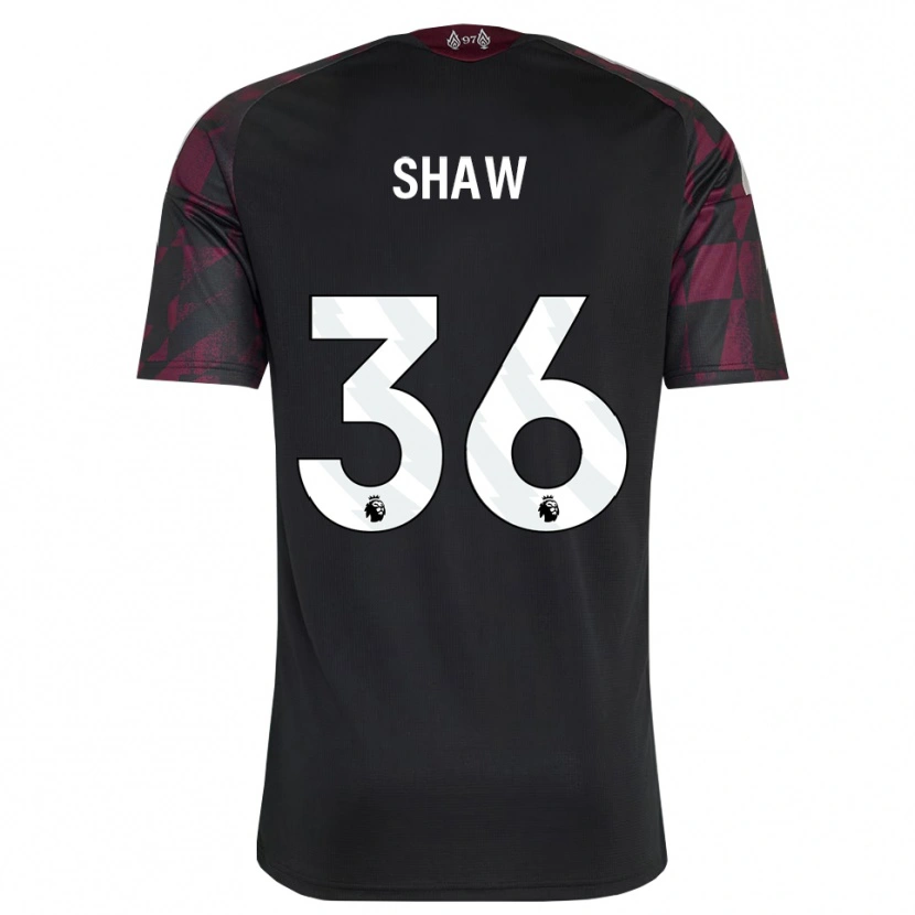 Danxen Uomo Maglia Zara Shaw #36 Bianco Nero Viola Kit Gara Third 2026/27 Maglietta