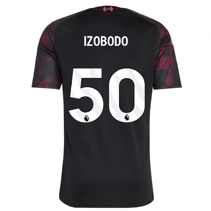 Danxen Uomo Maglia Elijah Izobodo John #50 Bianco Nero Viola Kit Gara Third 2026/27 Maglietta