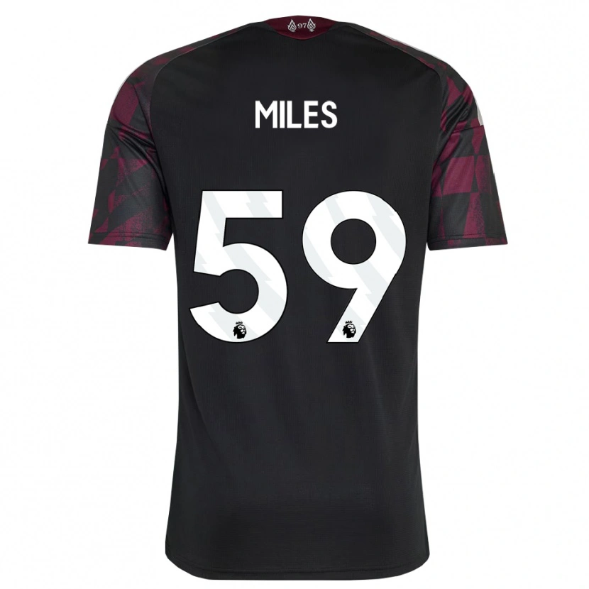 Danxen Uomo Maglia Terence Miles #59 Bianco Nero Viola Kit Gara Third 2026/27 Maglietta