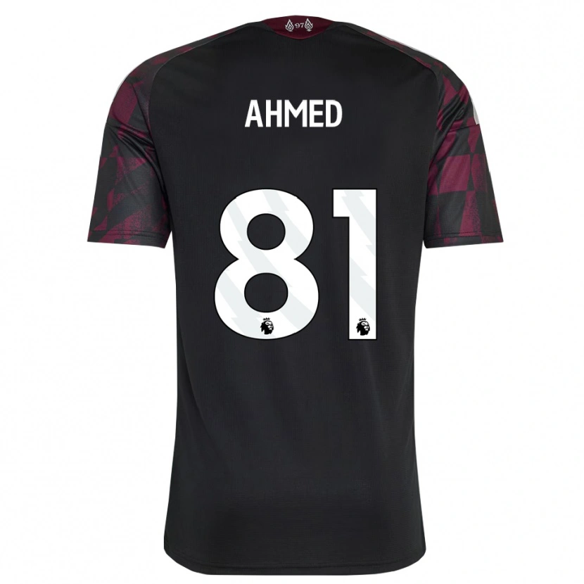 Danxen Uomo Maglia Karim Ahmed #81 Bianco Nero Viola Kit Gara Third 2026/27 Maglietta