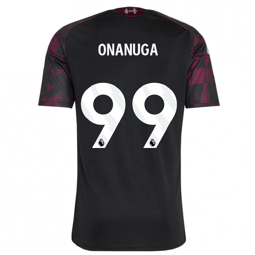 Danxen Uomo Maglia Fola Onanuga #99 Bianco Nero Viola Kit Gara Third 2026/27 Maglietta