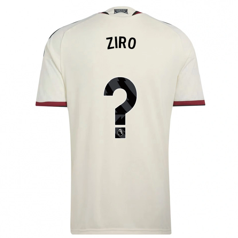 Danxen Uomo Maglia Emmanuel Ziro #0 Beige Nero Rosso Kit Gara Third 2026/27 Maglietta