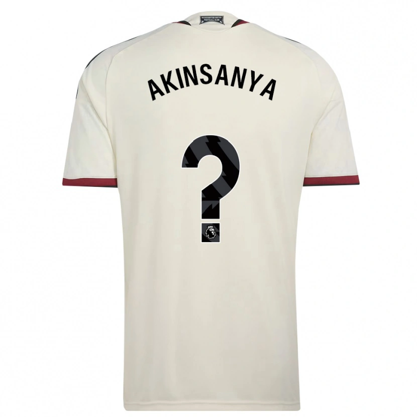 Danxen Uomo Maglia Joseph Akinsanya #0 Beige Nero Rosso Kit Gara Third 2026/27 Maglietta