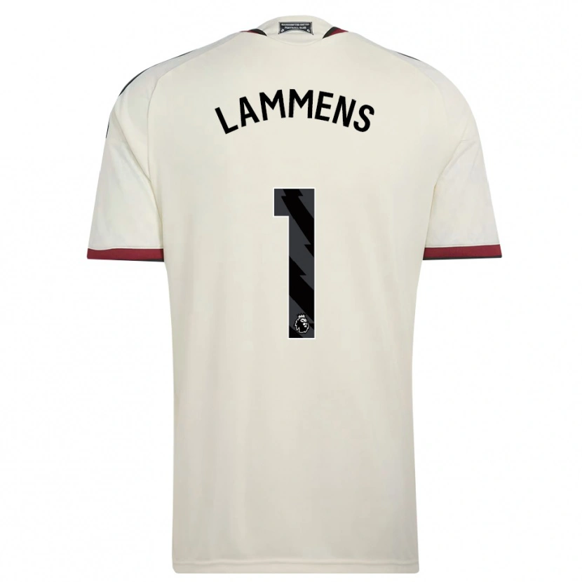 Danxen Uomo Maglia Senne Lammens #1 Beige Nero Rosso Kit Gara Third 2026/27 Maglietta