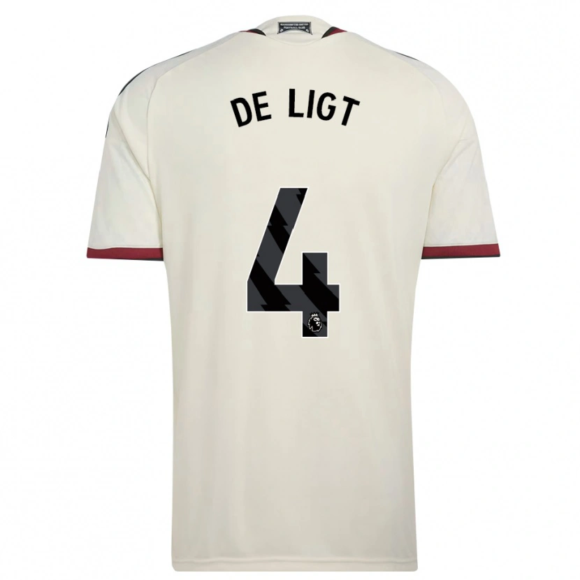 Danxen Uomo Maglia Matthijs De Ligt #4 Beige Nero Rosso Kit Gara Third 2026/27 Maglietta
