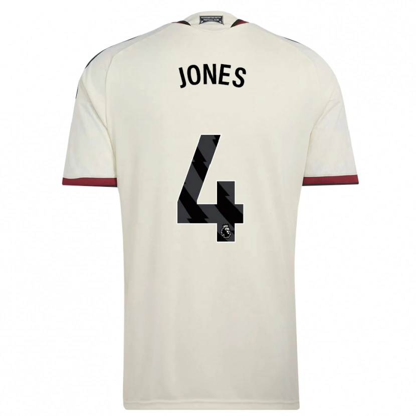 Danxen Uomo Maglia Phil Jones #4 Beige Nero Rosso Kit Gara Third 2026/27 Maglietta