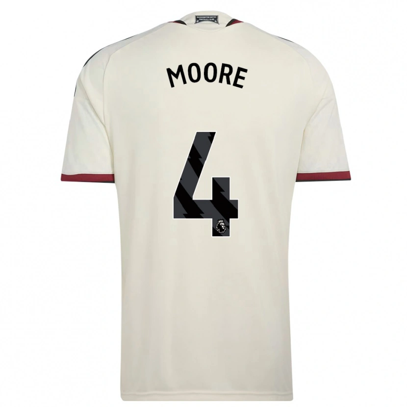 Danxen Uomo Maglia Jade Moore #4 Beige Nero Rosso Kit Gara Third 2026/27 Maglietta