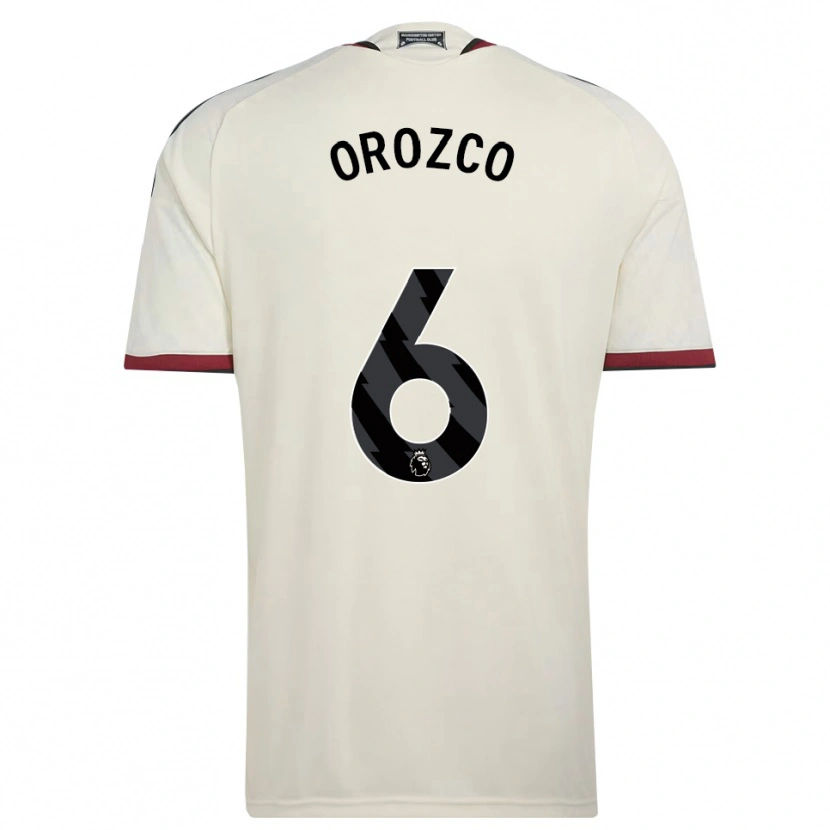 Danxen Uomo Maglia Cristian Orozco #6 Beige Nero Rosso Kit Gara Third 2026/27 Maglietta
