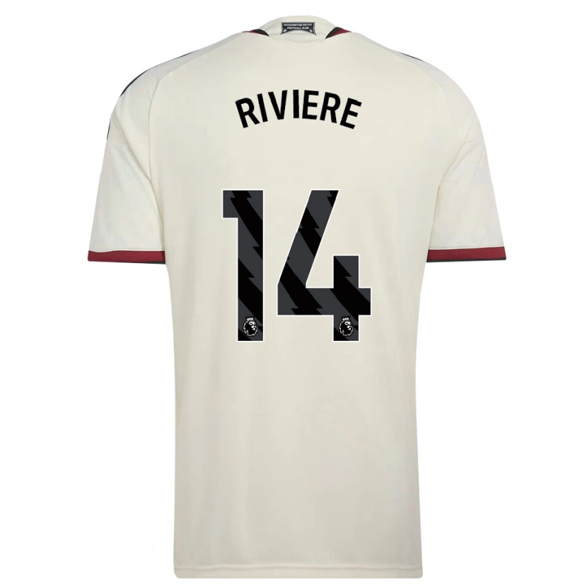 Danxen Uomo Maglia Jayde Riviere #14 Beige Nero Rosso Kit Gara Third 2026/27 Maglietta
