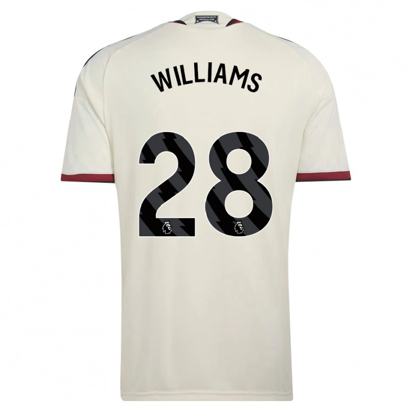 Danxen Uomo Maglia Rachel Williams #28 Beige Nero Rosso Kit Gara Third 2026/27 Maglietta