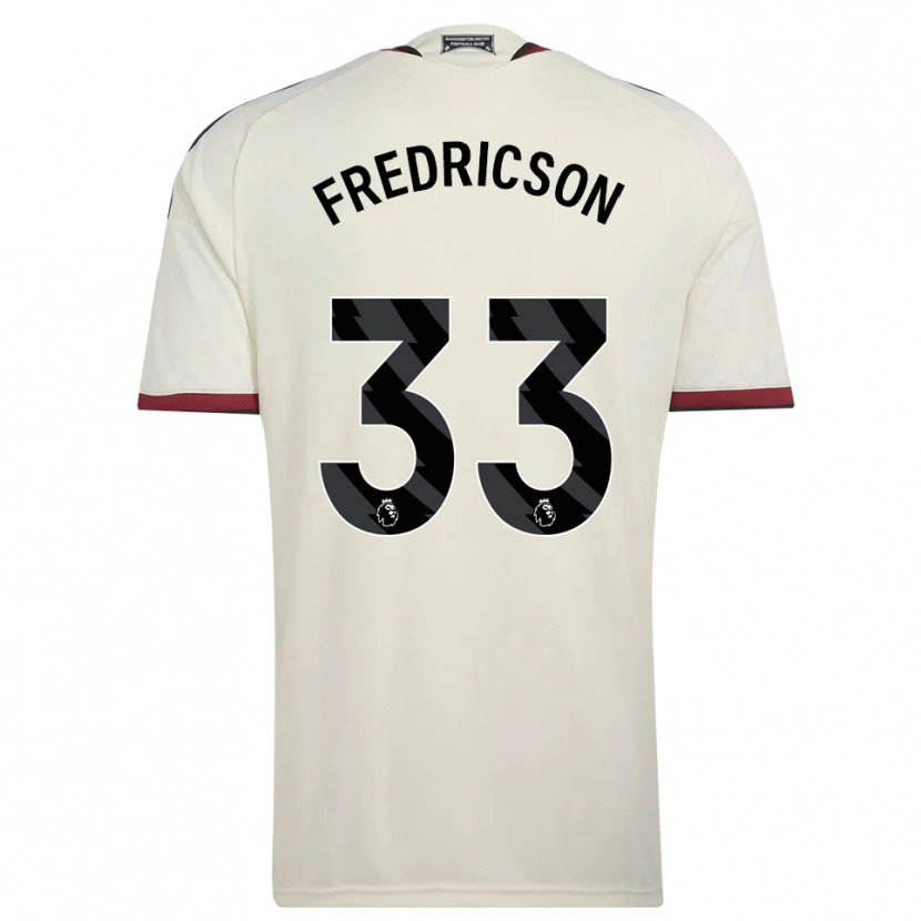 Danxen Uomo Maglia Tyler Fredricson #33 Beige Nero Rosso Kit Gara Third 2026/27 Maglietta