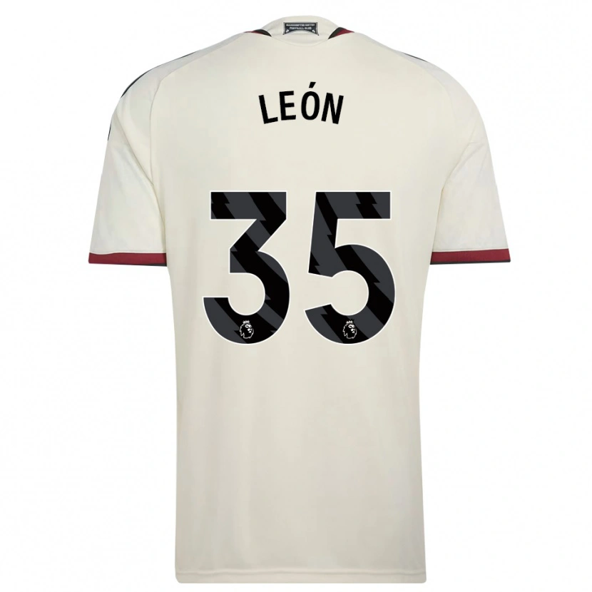 Danxen Uomo Maglia Diego León #35 Beige Nero Rosso Kit Gara Third 2026/27 Maglietta