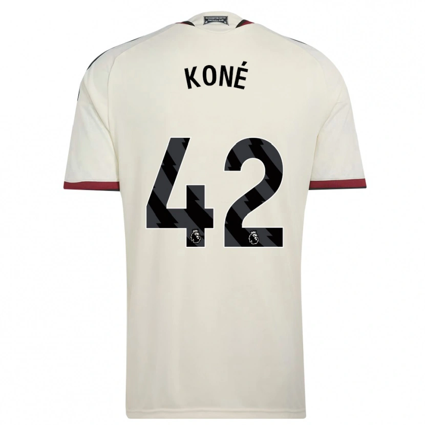 Danxen Uomo Maglia Sékou Koné #42 Beige Nero Rosso Kit Gara Third 2026/27 Maglietta