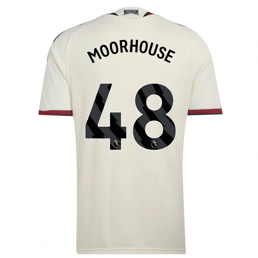 Danxen Uomo Maglia Jack Moorhouse #48 Beige Nero Rosso Kit Gara Third 2026/27 Maglietta