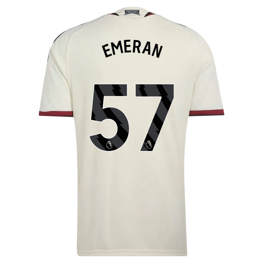 Danxen Uomo Maglia Noam Emeran #57 Beige Nero Rosso Kit Gara Third 2026/27 Maglietta